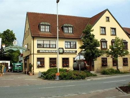 Brauerei Gasthof Kraus Hirschaid Εξωτερικό φωτογραφία